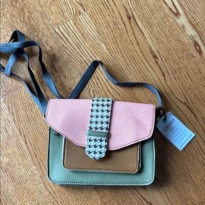 Soruka leather Crossbody Purse NEW NWT Barcelona